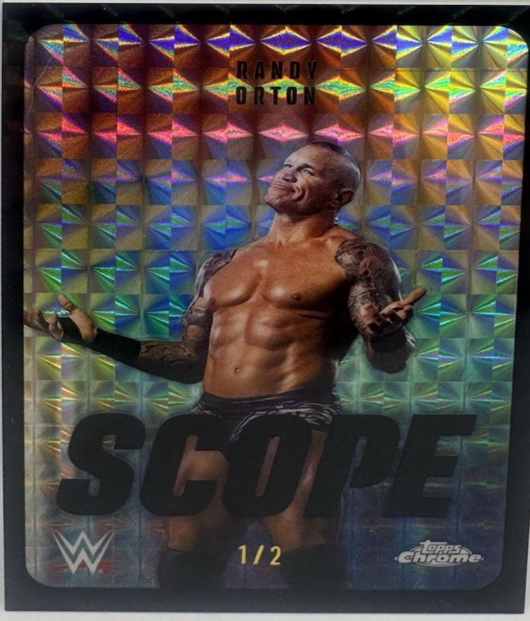 Randy Orton [Black Geometric Refractor] #SCO-15
