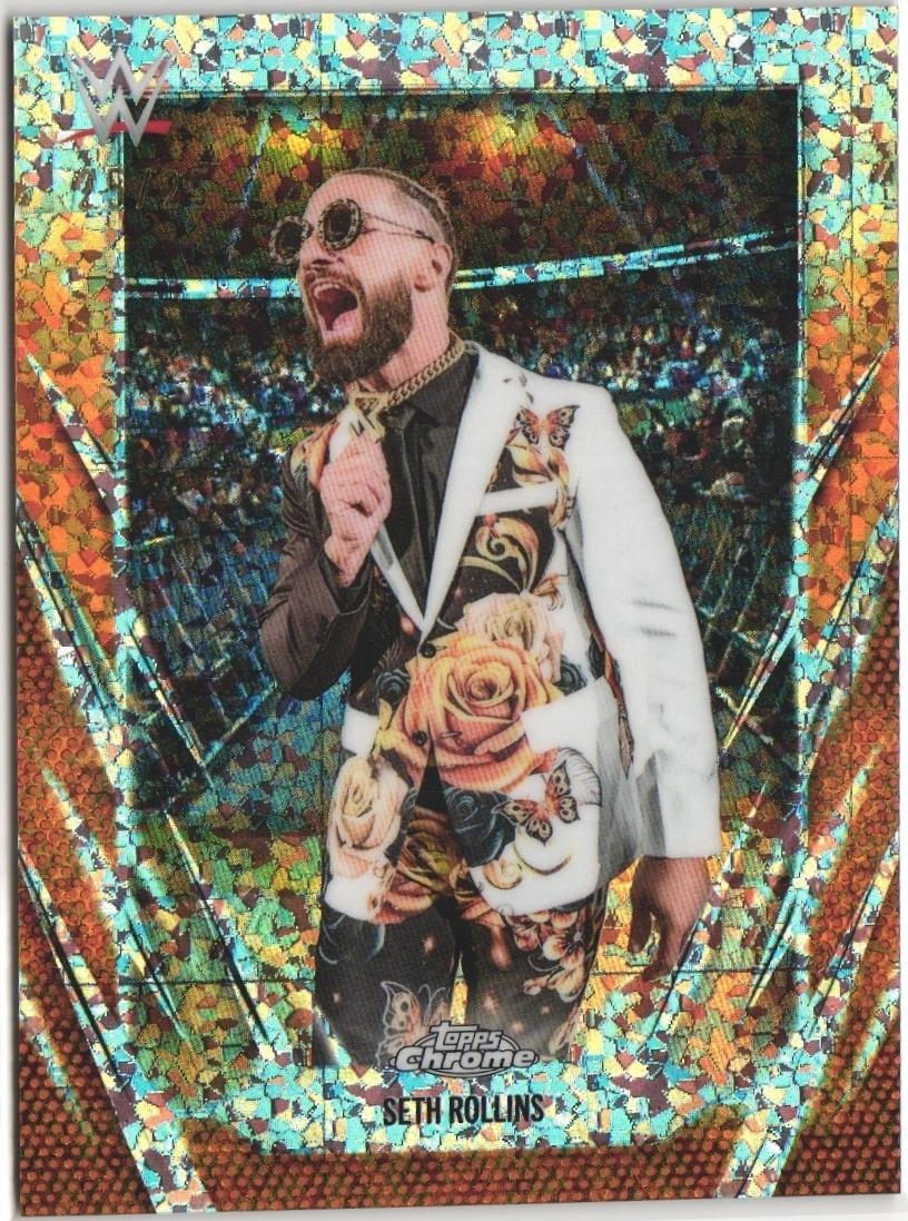 Seth Rollins [Orange Mini Diamond Refractor] #40