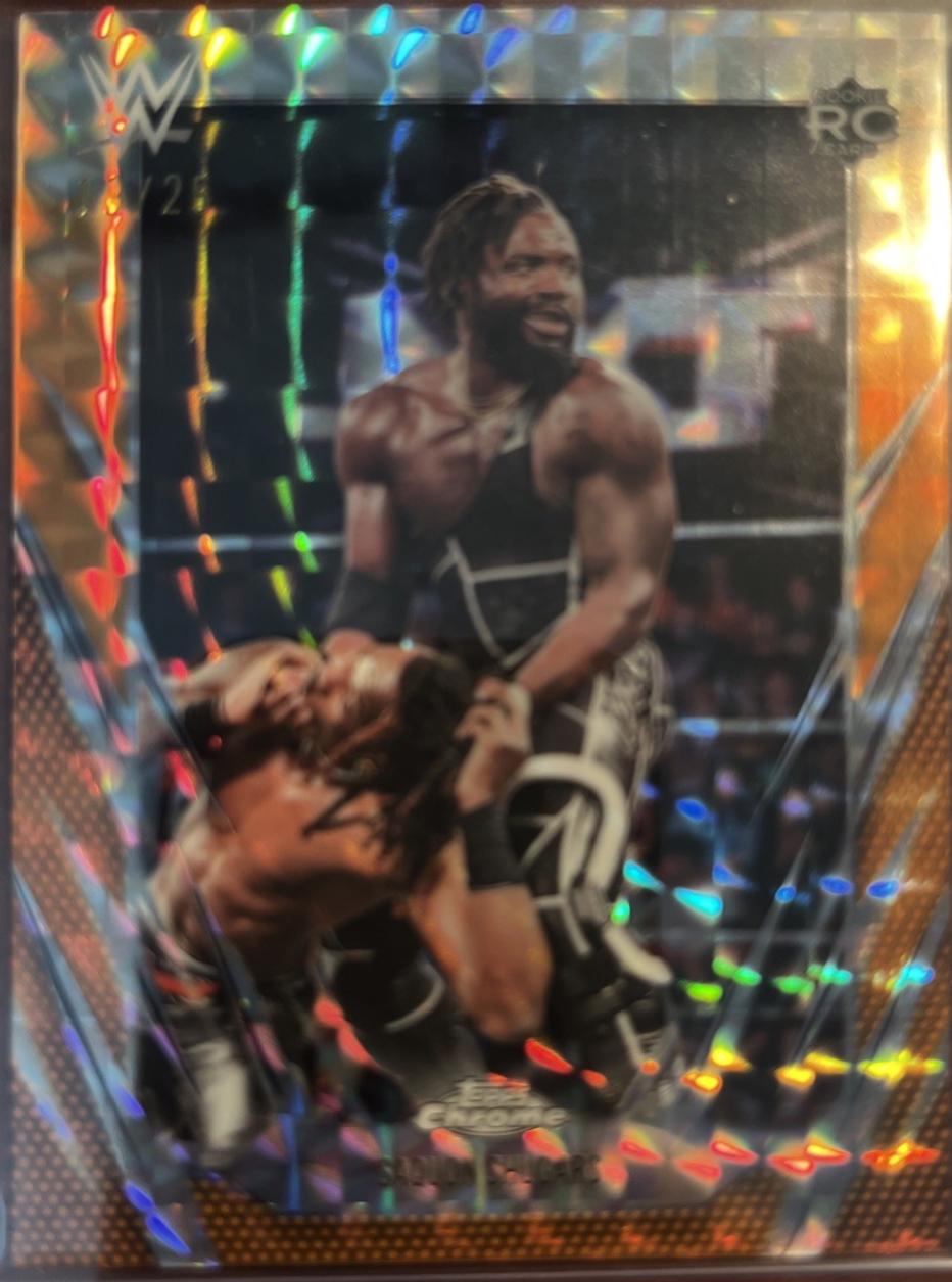 Saquon Shugars [Orange Geometric] #154