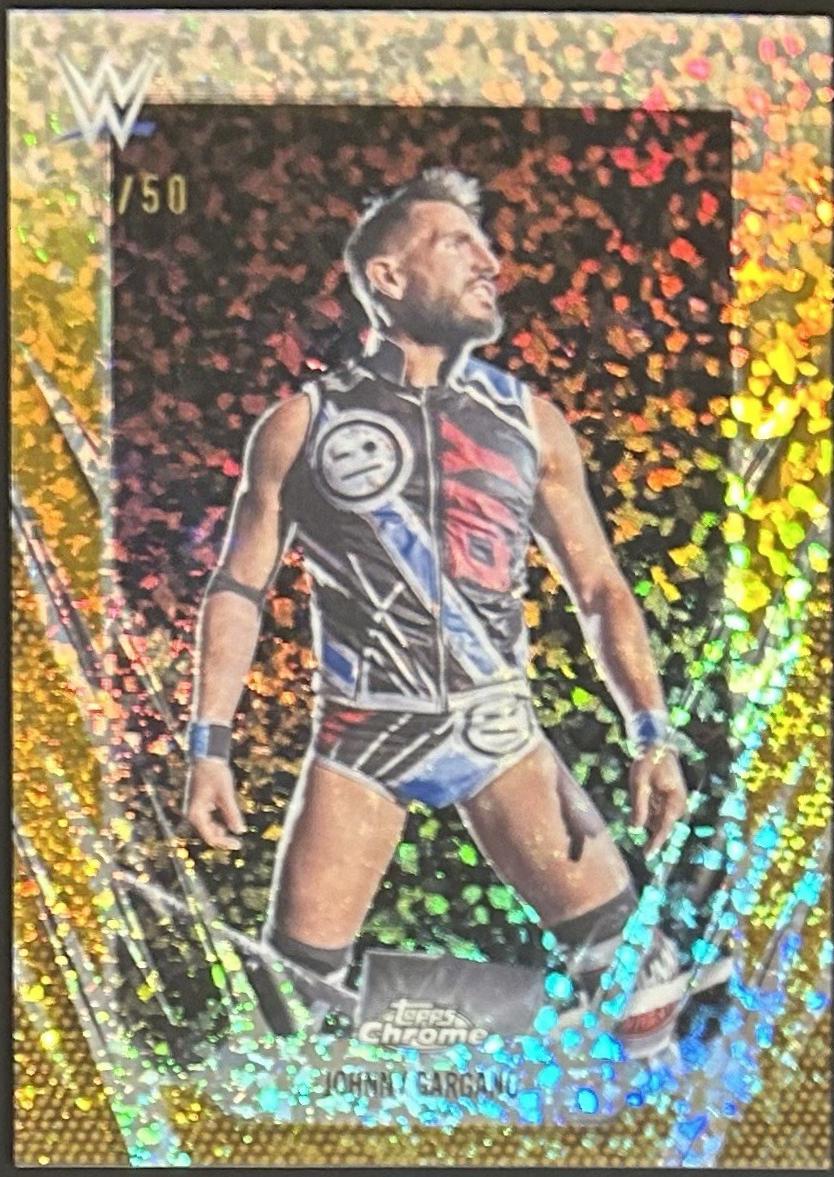 Johnny Gargano [Gold Mini Diamond Refractor] #15