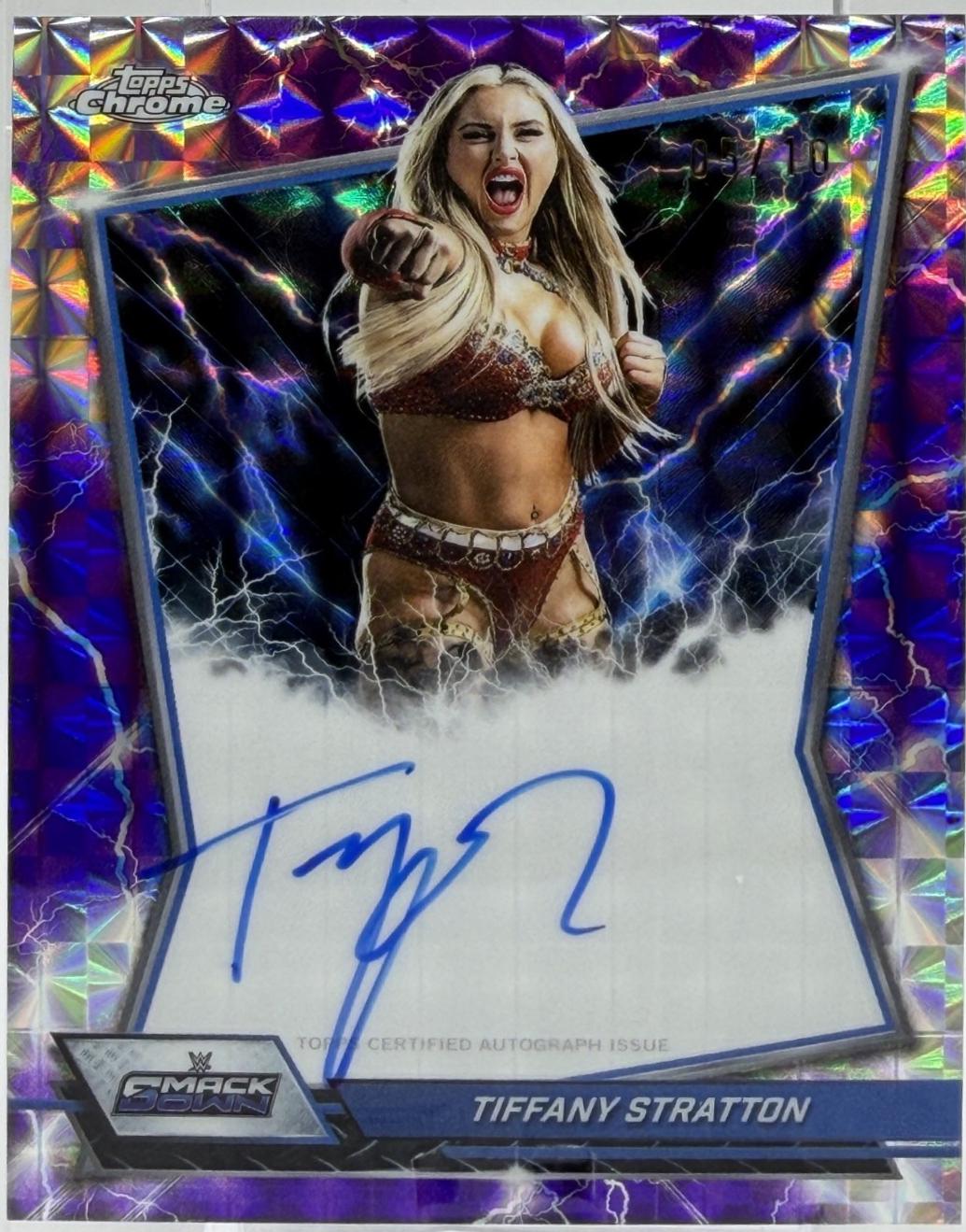 Tiffany Stratton [Purple Geometric Refractor] #BBA-TIF