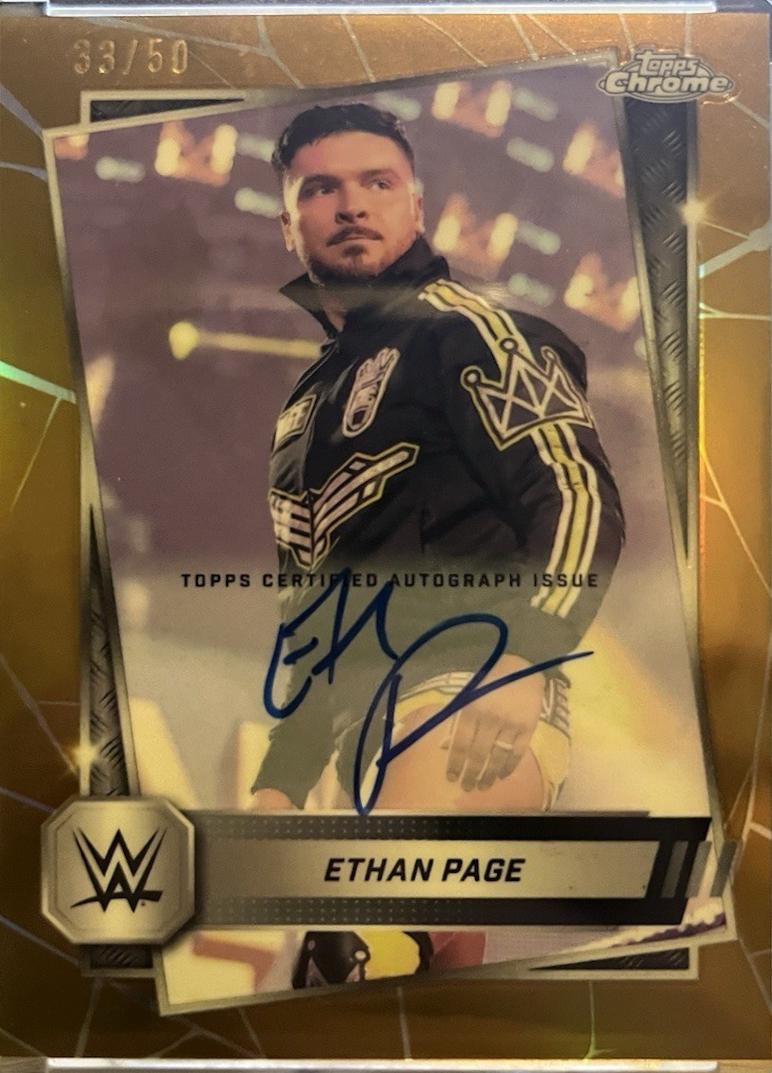 Ethan Page [Autograph Gold Refractor] #26