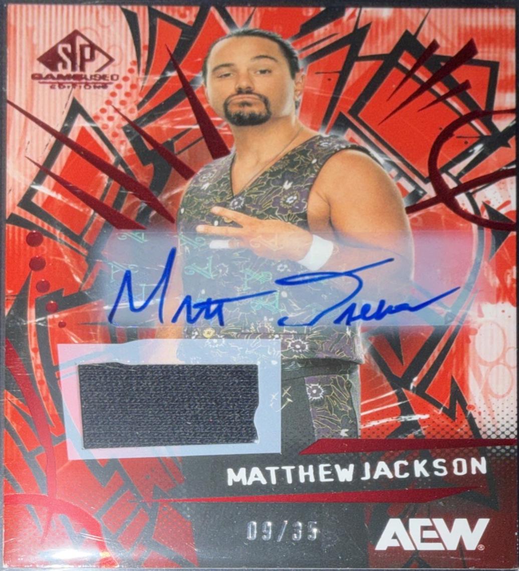 Matthew Jackson [Red Memorabilia Autograph] #24
