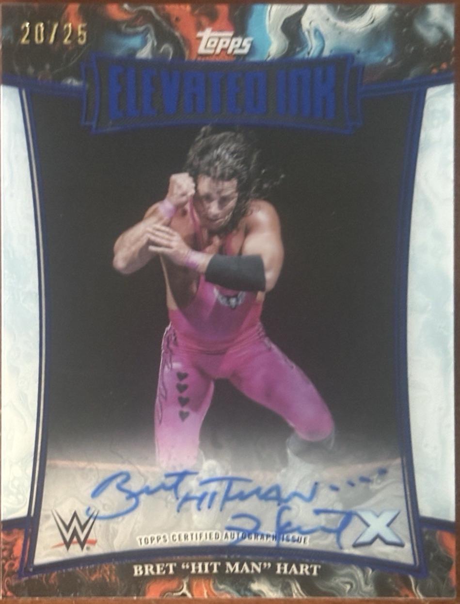 Bret Hit Man Hart [Blue] #ELI-BHH