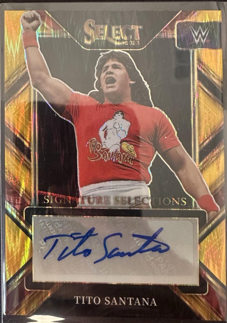 Tito Santana [Gold Flash] #SL-TSN