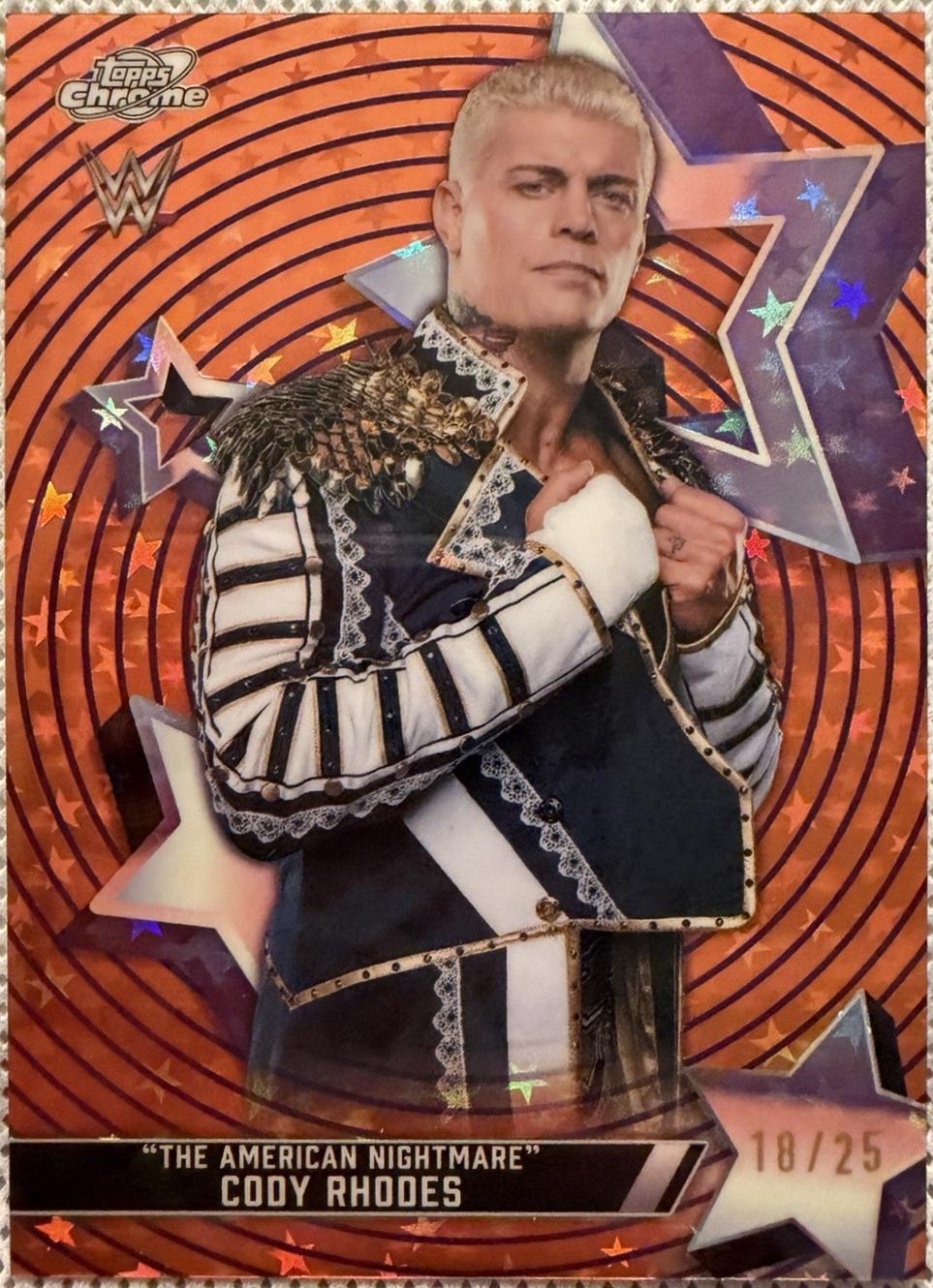 The American Nightmare Cody Rhodes [Orange Galactic] #SF-22