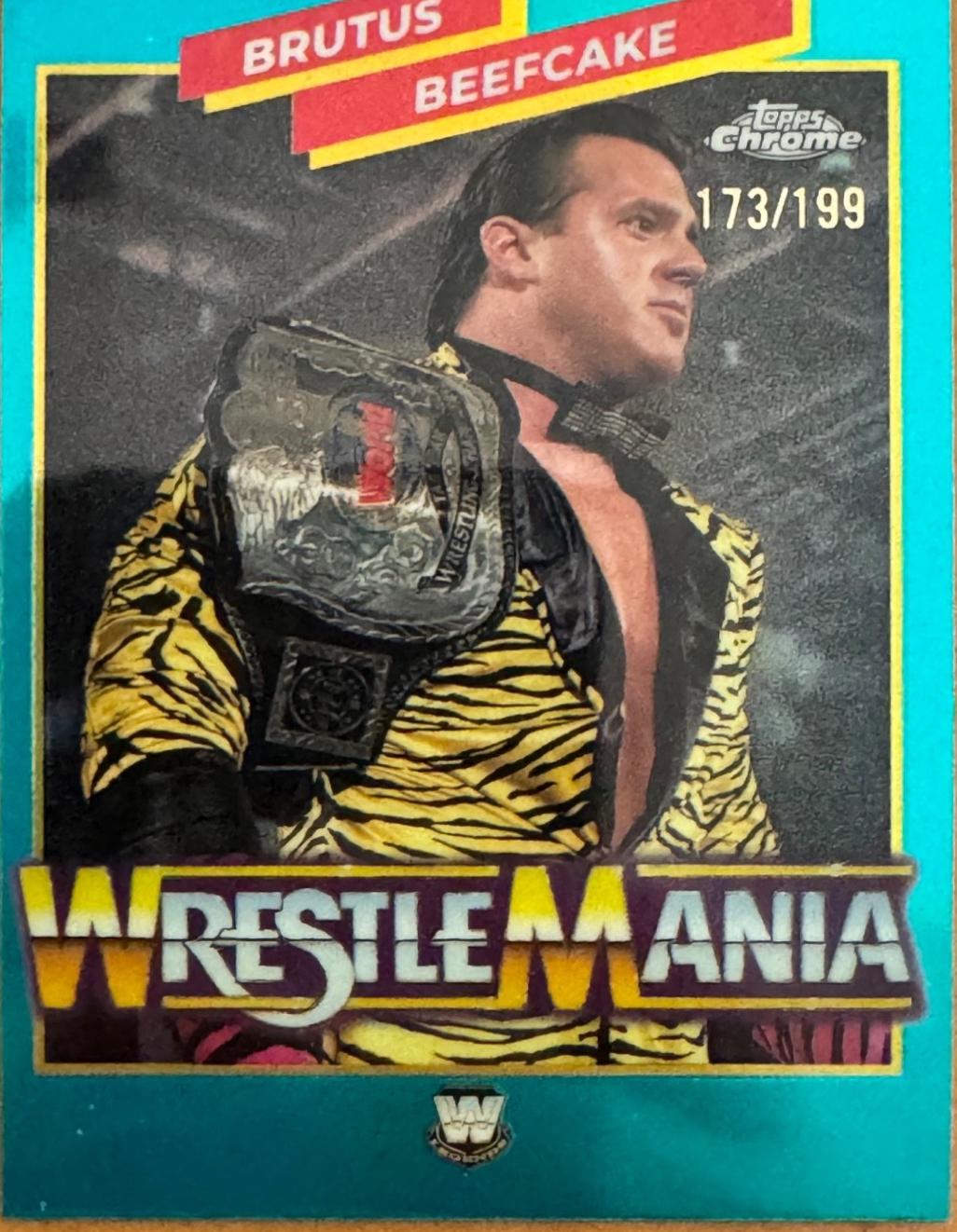Brutus Beefcake [Aqua Refractor] #WMR-10