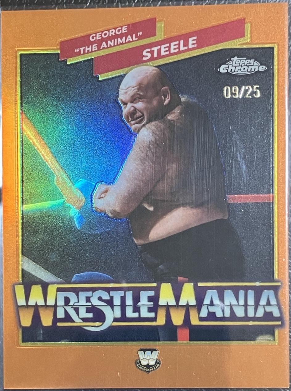 George The Animal Steele [Orange Refractor] #WMR-3