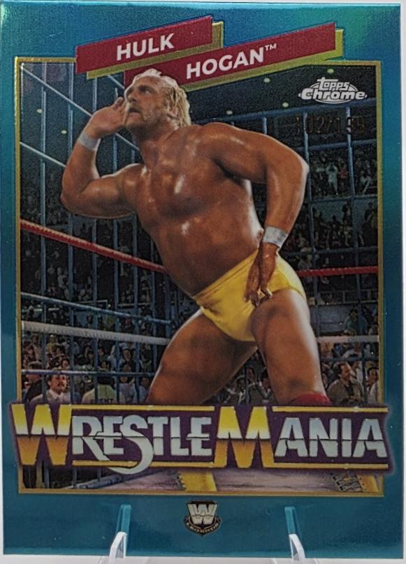 Hulk Hogan [Aqua Refractor] #WMR-15