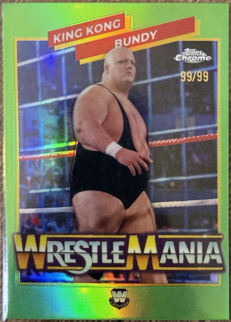 King Kong Bundy [Green Refractor] #WMR-14