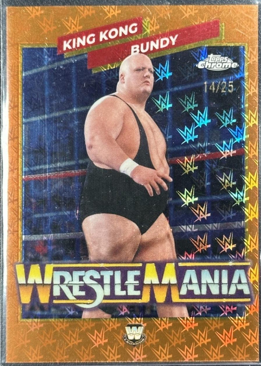 King Kong Bundy [Orange Refractor] #WMR-14
