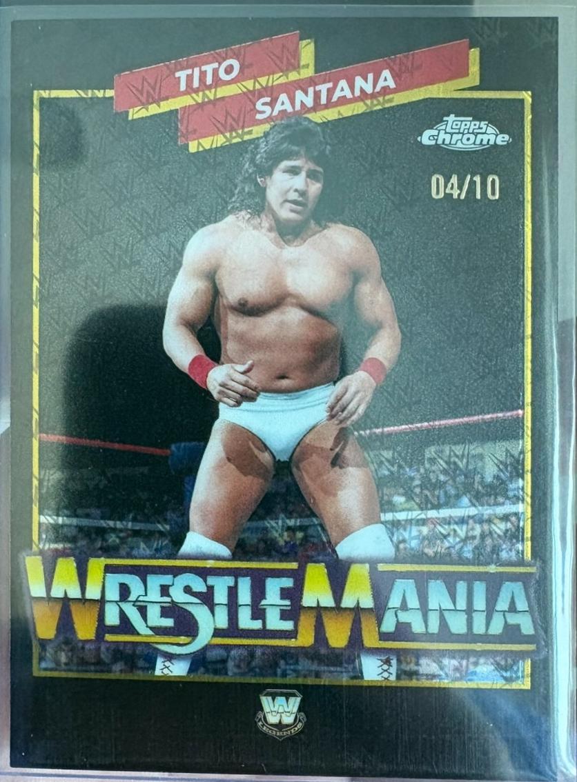 Tito Santana [Black Refractor] #WMR-12