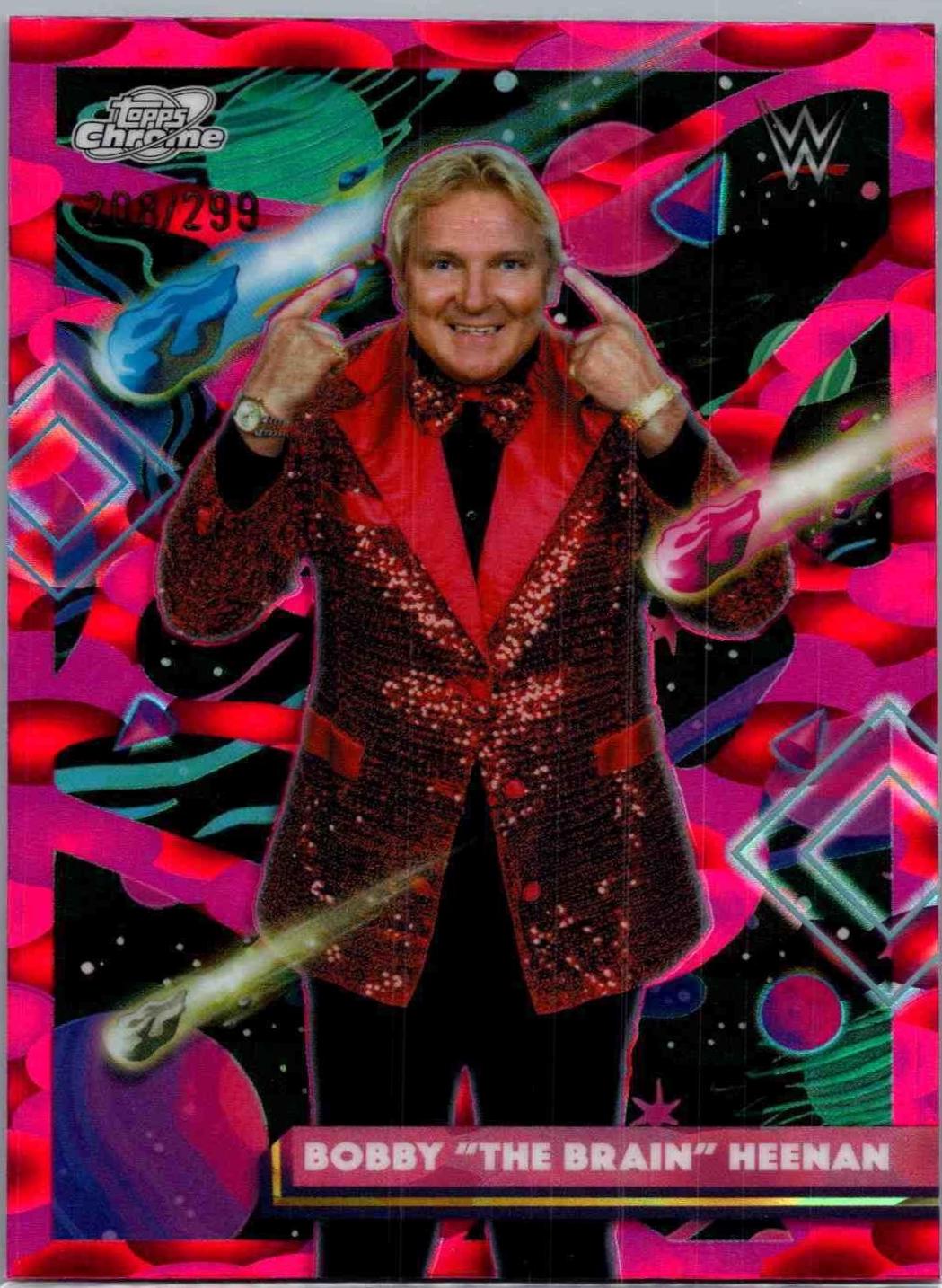 Bobby The Brain Heenan [Magenta Cosmos Refractor] #8