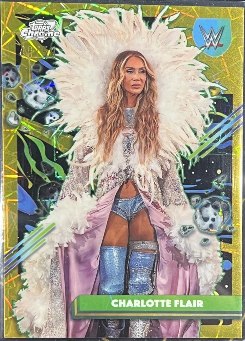 Charlotte Flair [Gold Interstellar Refractor] #175