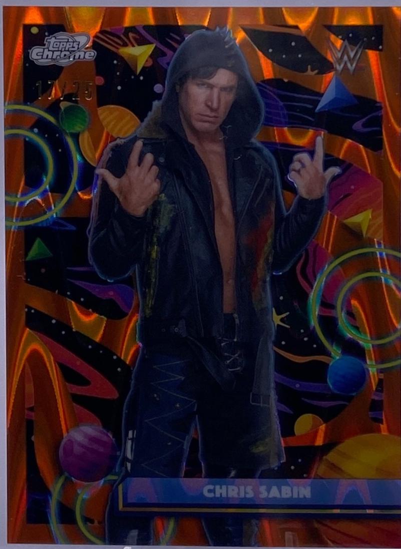Chris Sabin [Orange Galactic Refractor] #199
