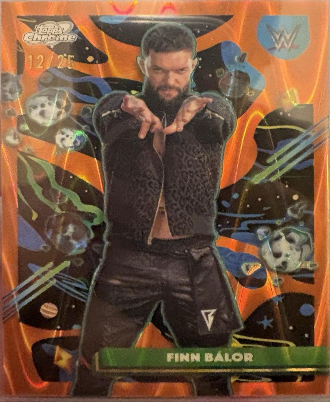 Finn Balor [Orange Galactic Refractor] #56