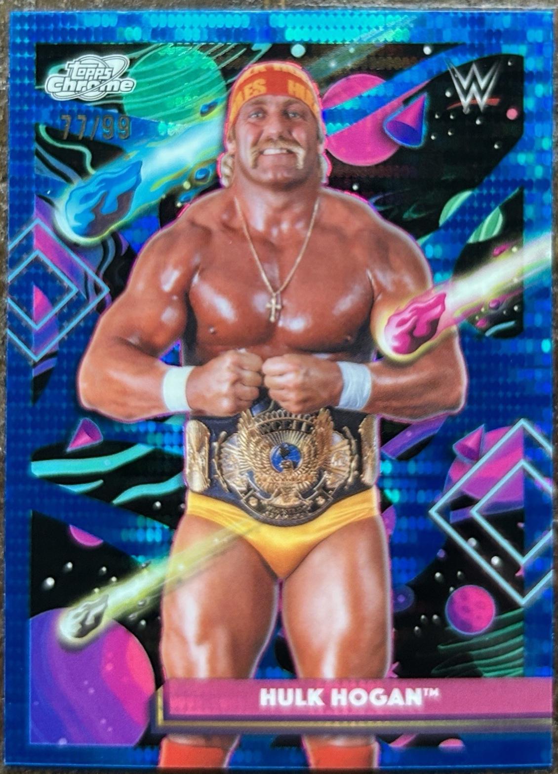 Hulk Hogan [Blue Moon Refractor] #25