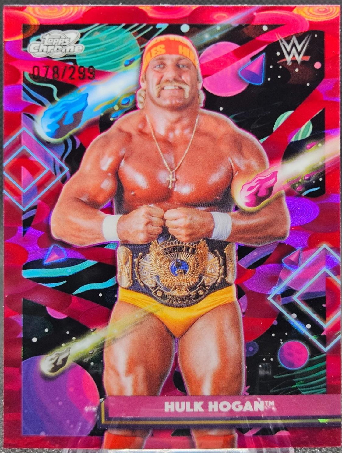 Hulk Hogan [Magenta Cosmos Refractor] #25