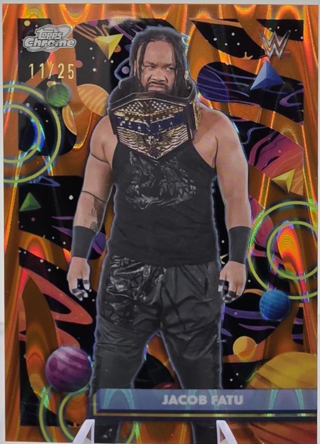 Jacob Fatu [Orange Galactic Refractor] #5