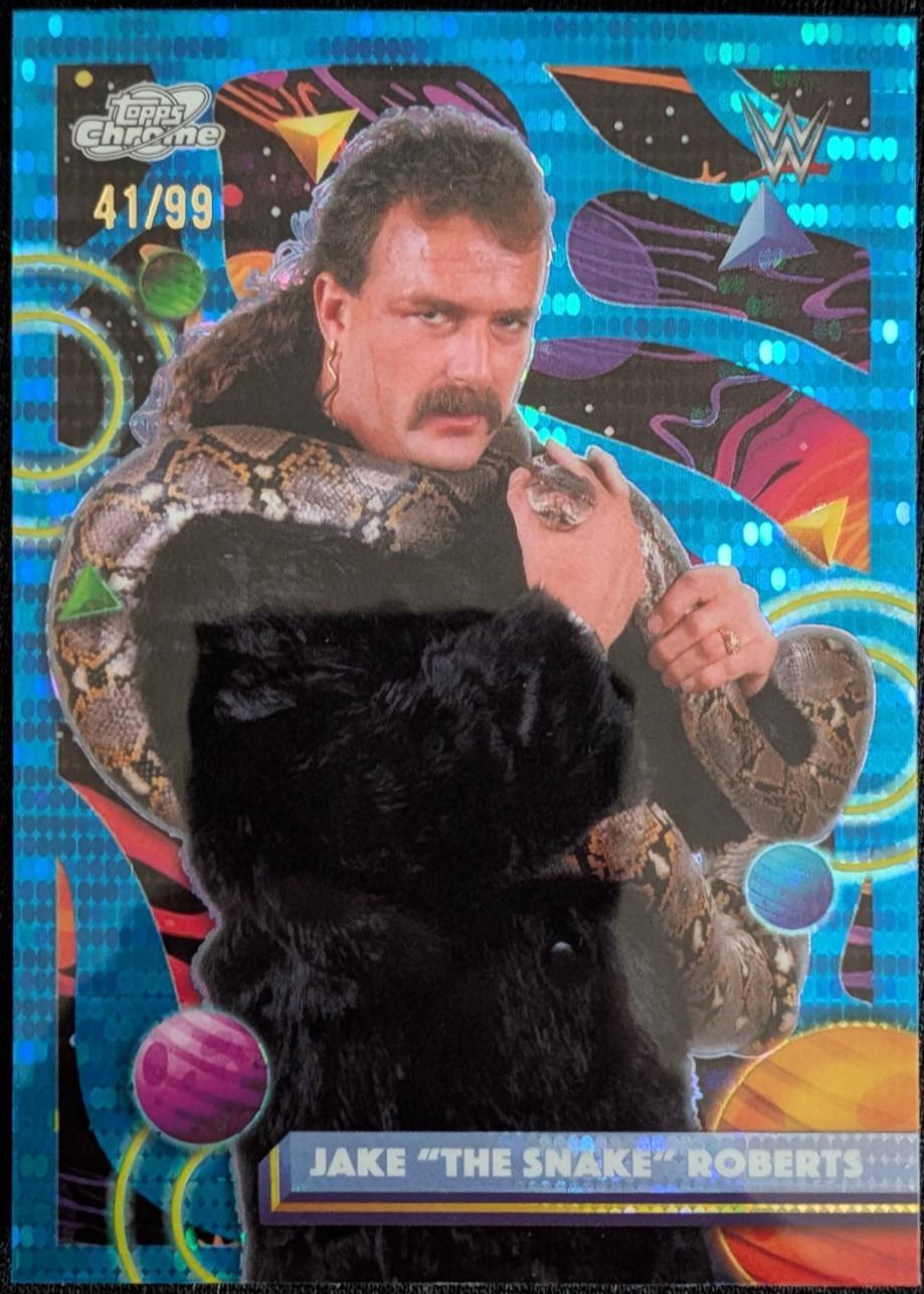 Jake The Snake Roberts [Blue Moon Refractor] #61