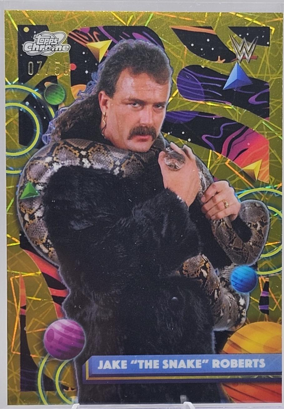 Jake The Snake Roberts [Gold Interstellar Refractor] #61