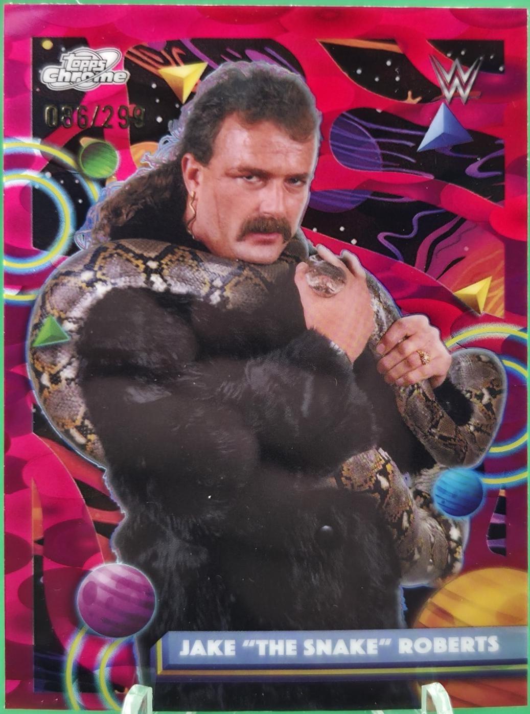 Jake The Snake Roberts [Magenta Cosmos Refractor] #61