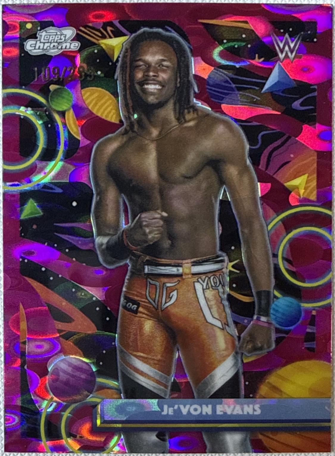 Je'Von Evans [Magenta Cosmos Refractor] #83