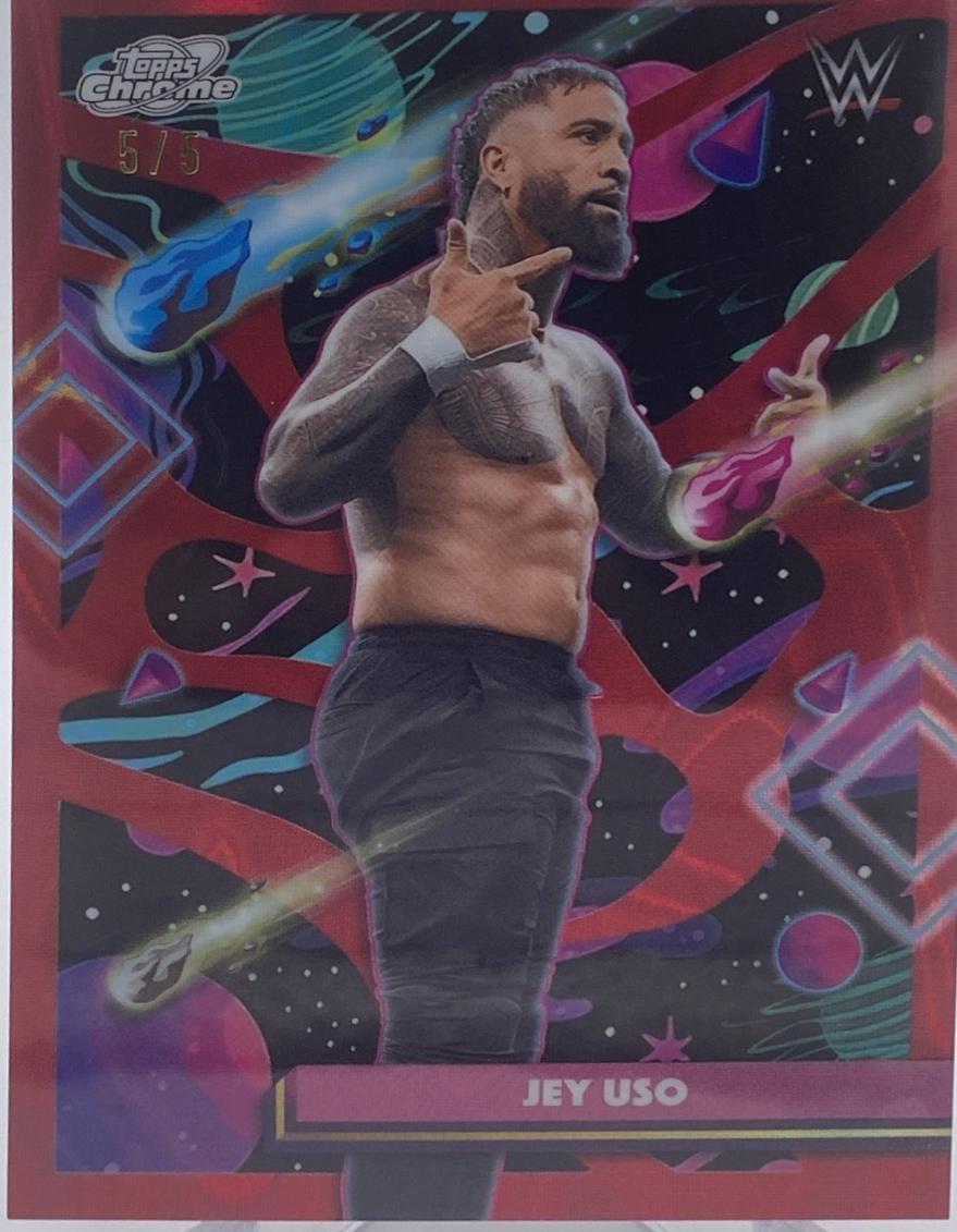 Jey Uso [Red Flare Refractor] #2