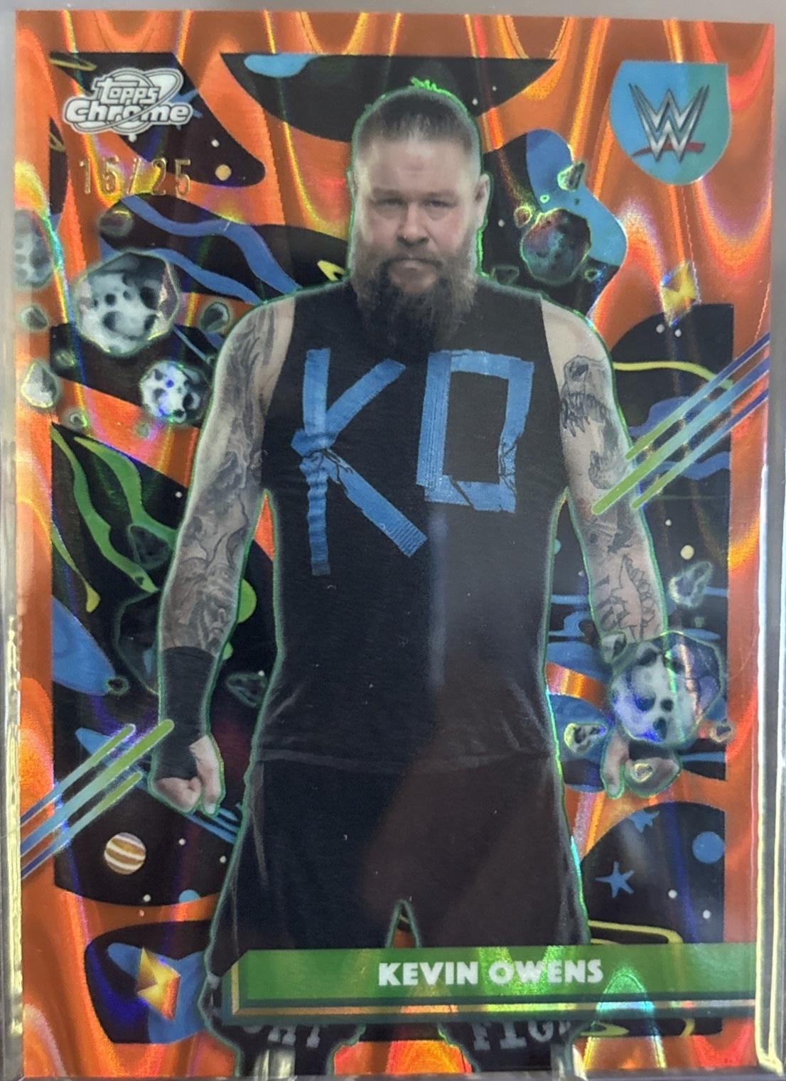 Kevin Owens [Orange Galactic Refractor] #93