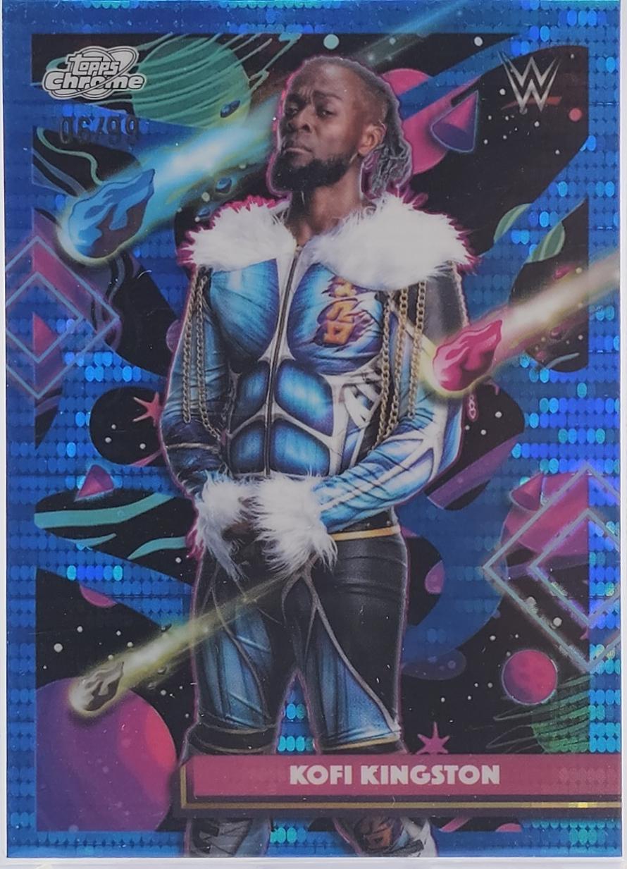 Kofi Kingston [Blue Moon Refractor] #34