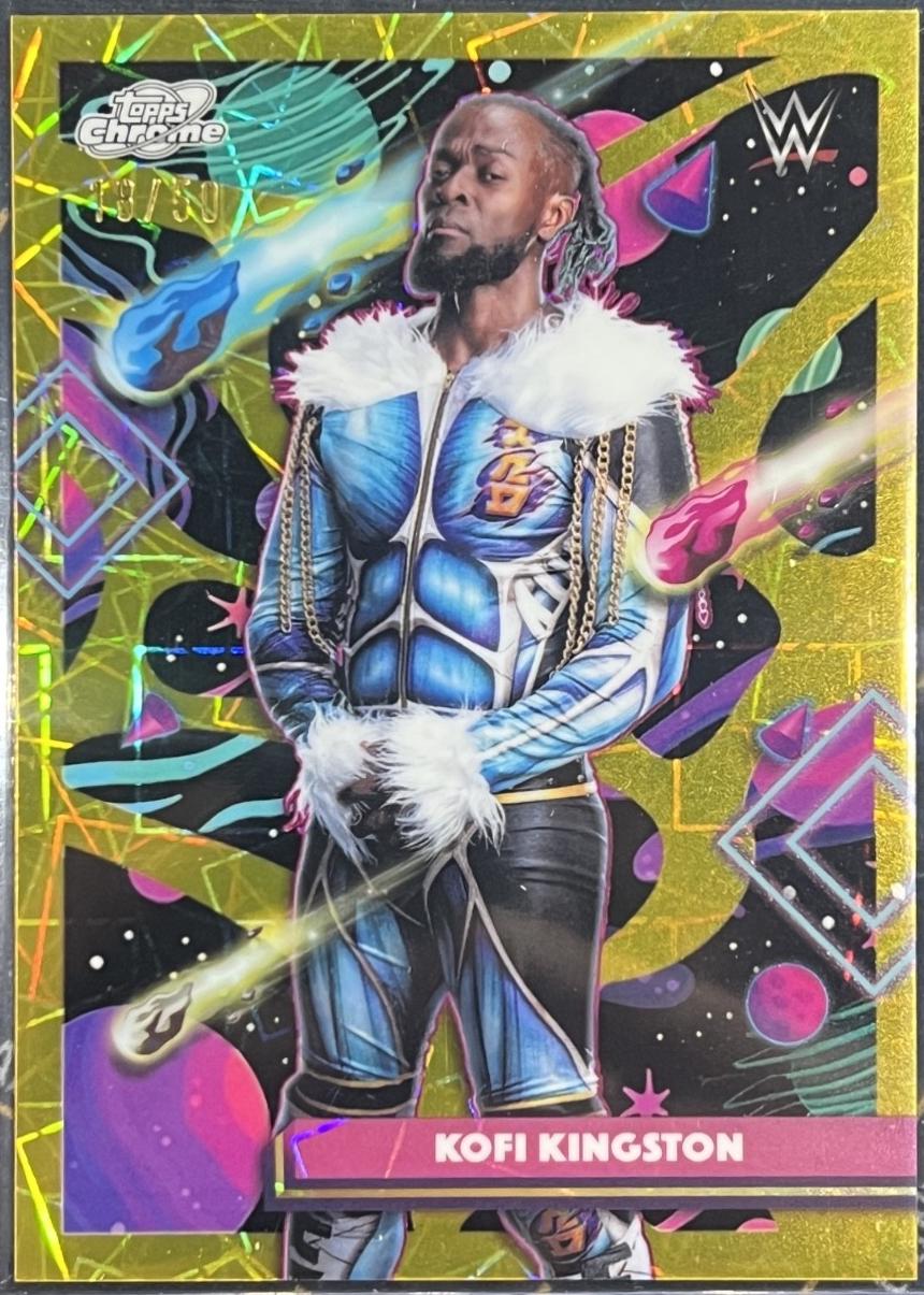 Kofi Kingston [Gold Interstellar Refractor] #34
