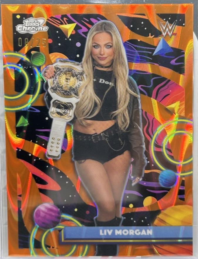 Liv Morgan [Orange Galactic Refractor] #115