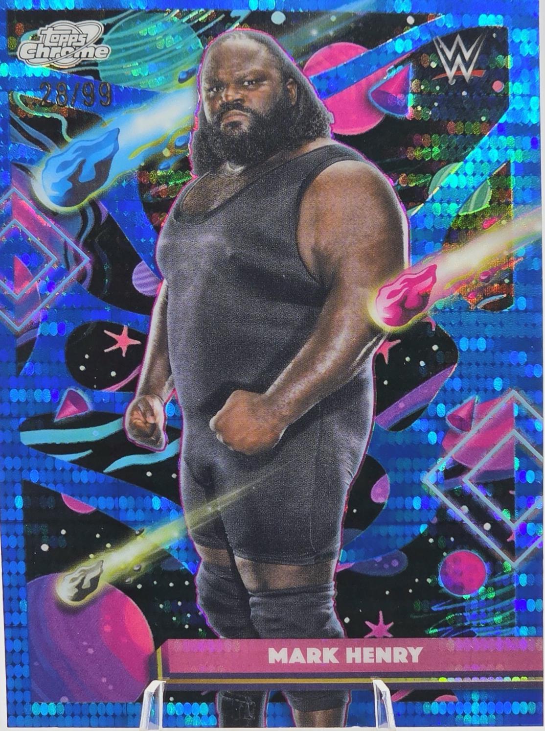 Mark Henry [Blue Moon Refractor] #101