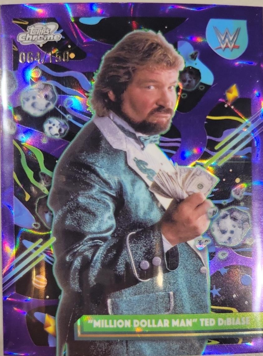 Million Dollar Man Ted DiBiase [Purple Nebula Refractor] #99