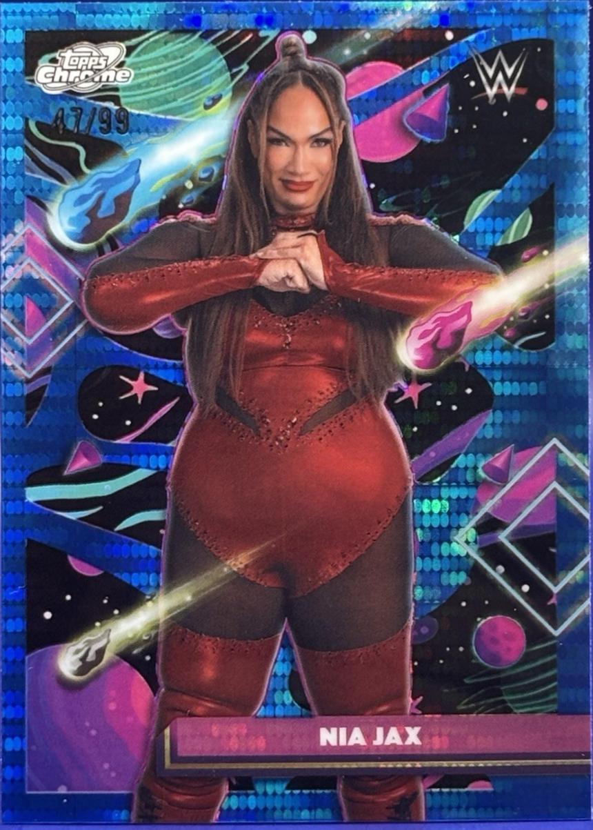 Nia Jax [Blue Moon Refractor] #196