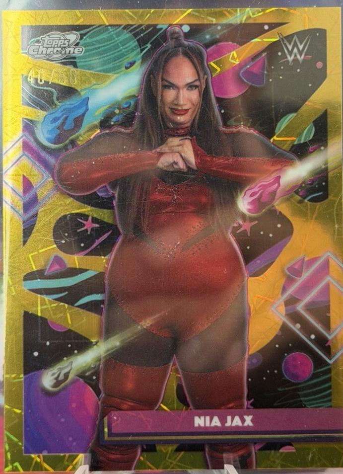 Nia Jax [Gold Interstellar Refractor] #196