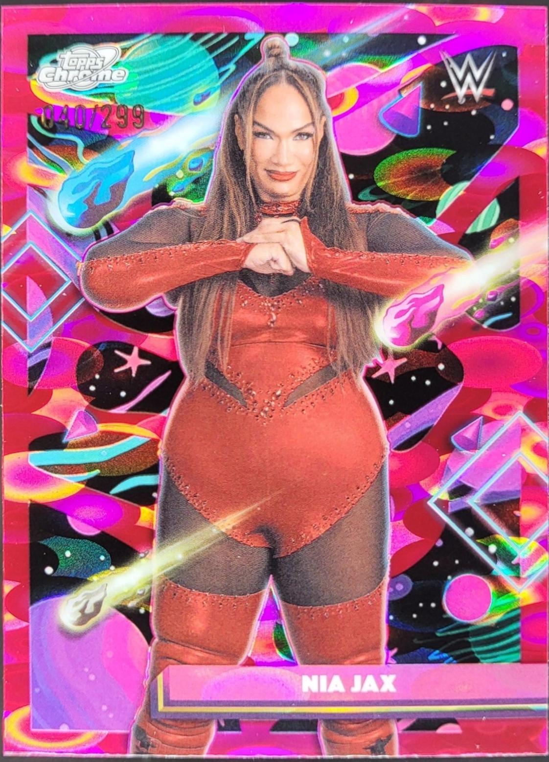 Nia Jax [Magenta Cosmos Refractor] #196