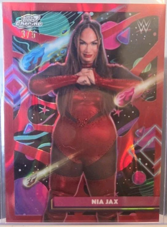 Nia Jax [Red Flare Refractor] #196