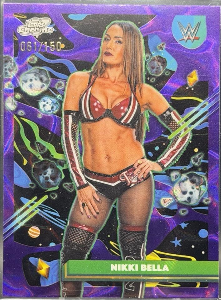 Nikki Bella [Purple Nebula Refractor] #135