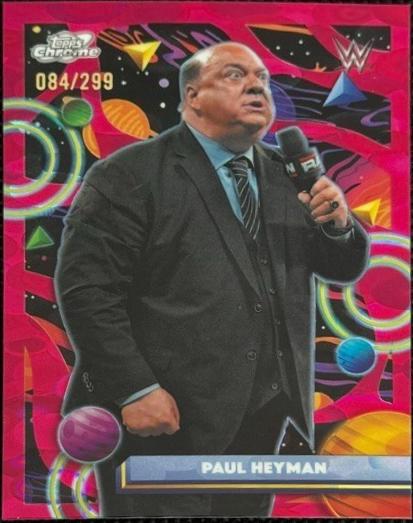 Paul Heyman [Magenta Cosmos Refractor] #82