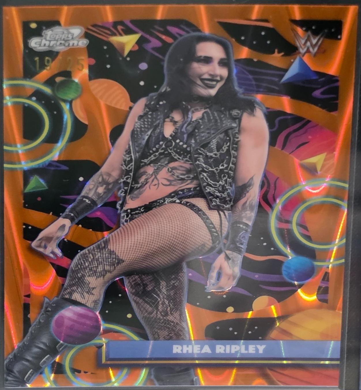 Rhea Ripley [Orange Galactic Refractor] #100
