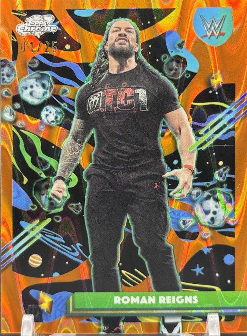 Roman Reigns [Orange Galactic Refractor] #7