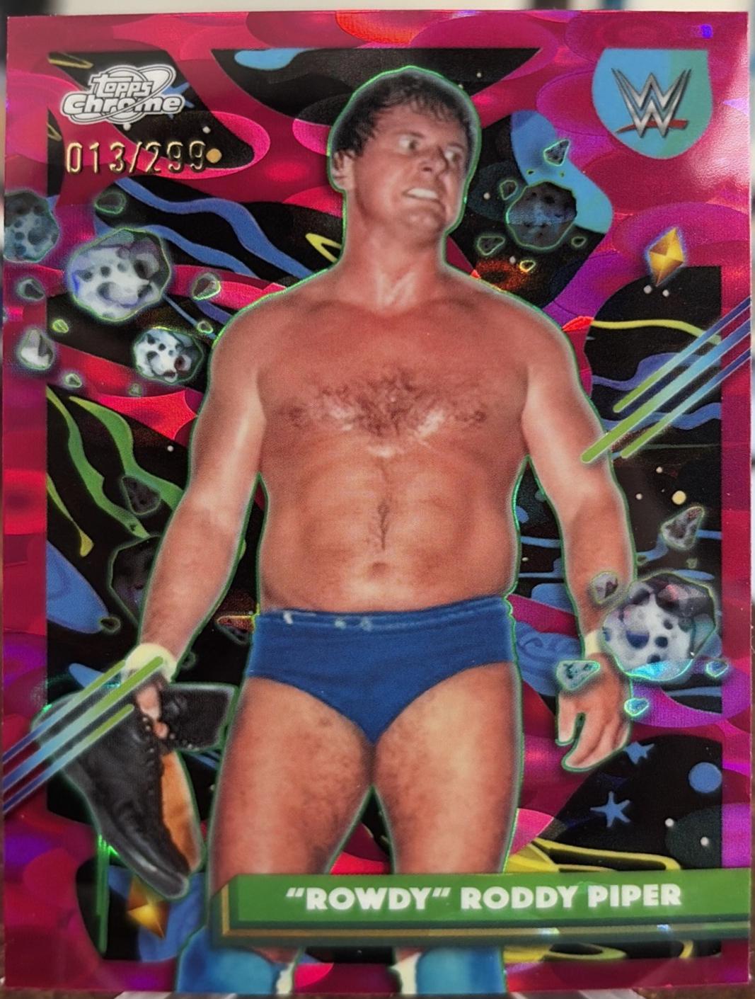 Rowdy Roddy Piper [Magenta Cosmos Refractor] #9