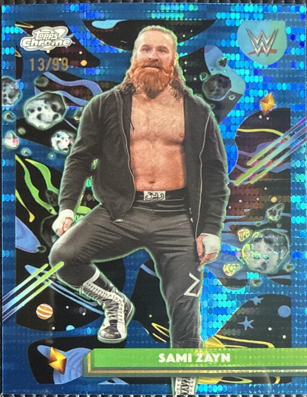 Sami Zayn [Blue Moon Refractor] #85
