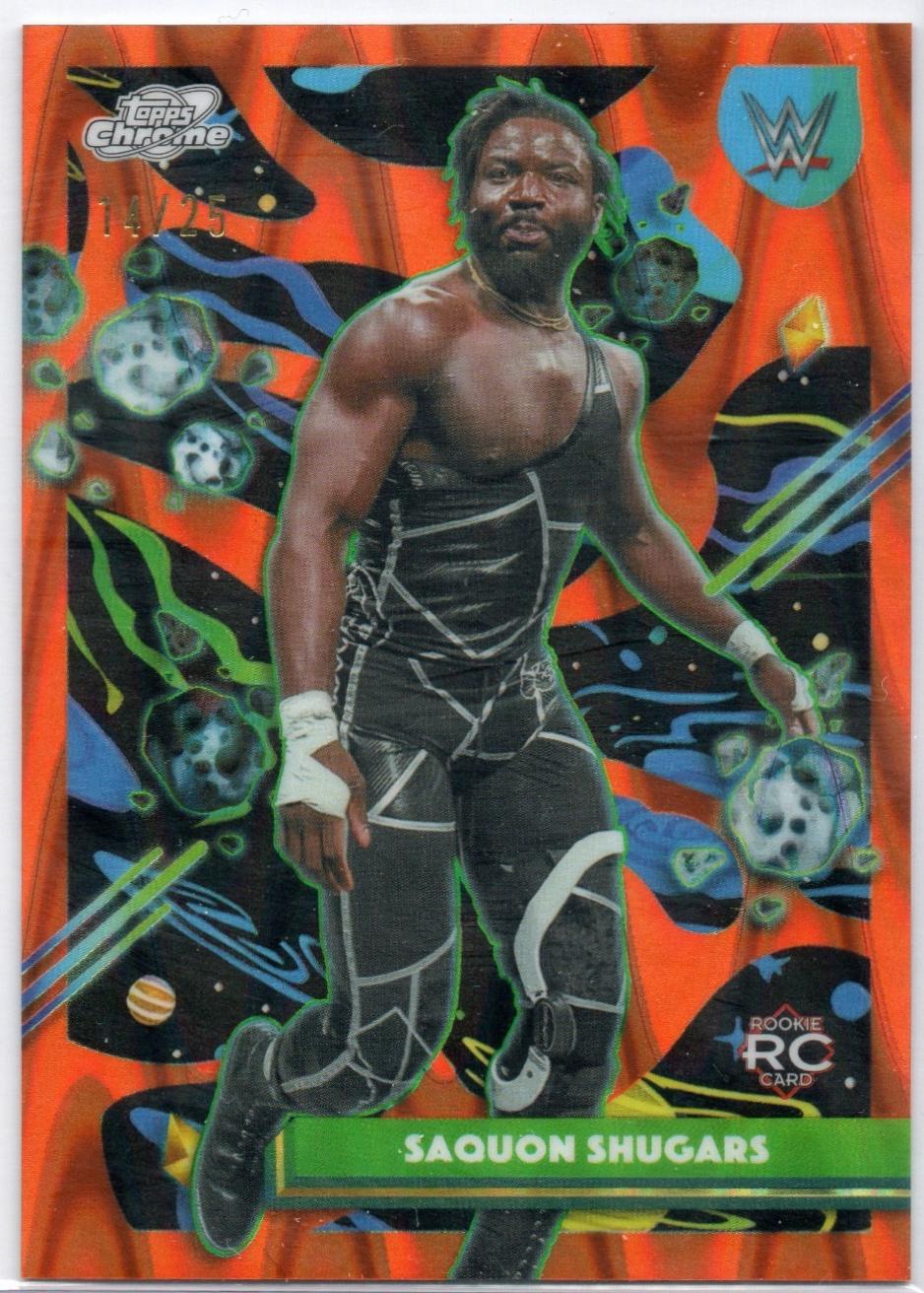 Saquon Shugars [Orange Galactic Refractor] #197