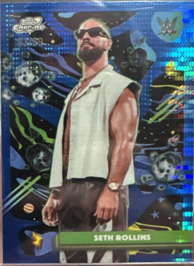 Seth Rollins [Blue Moon Refractor] #90