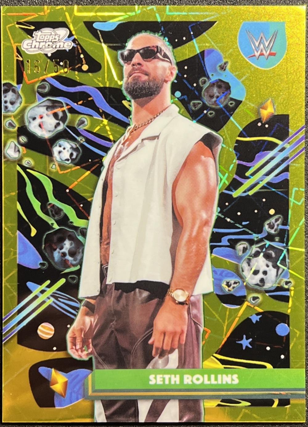 Seth Rollins [Gold Interstellar Refractor] #90