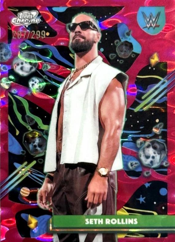 Seth Rollins [Magenta Cosmos Refractor] #90