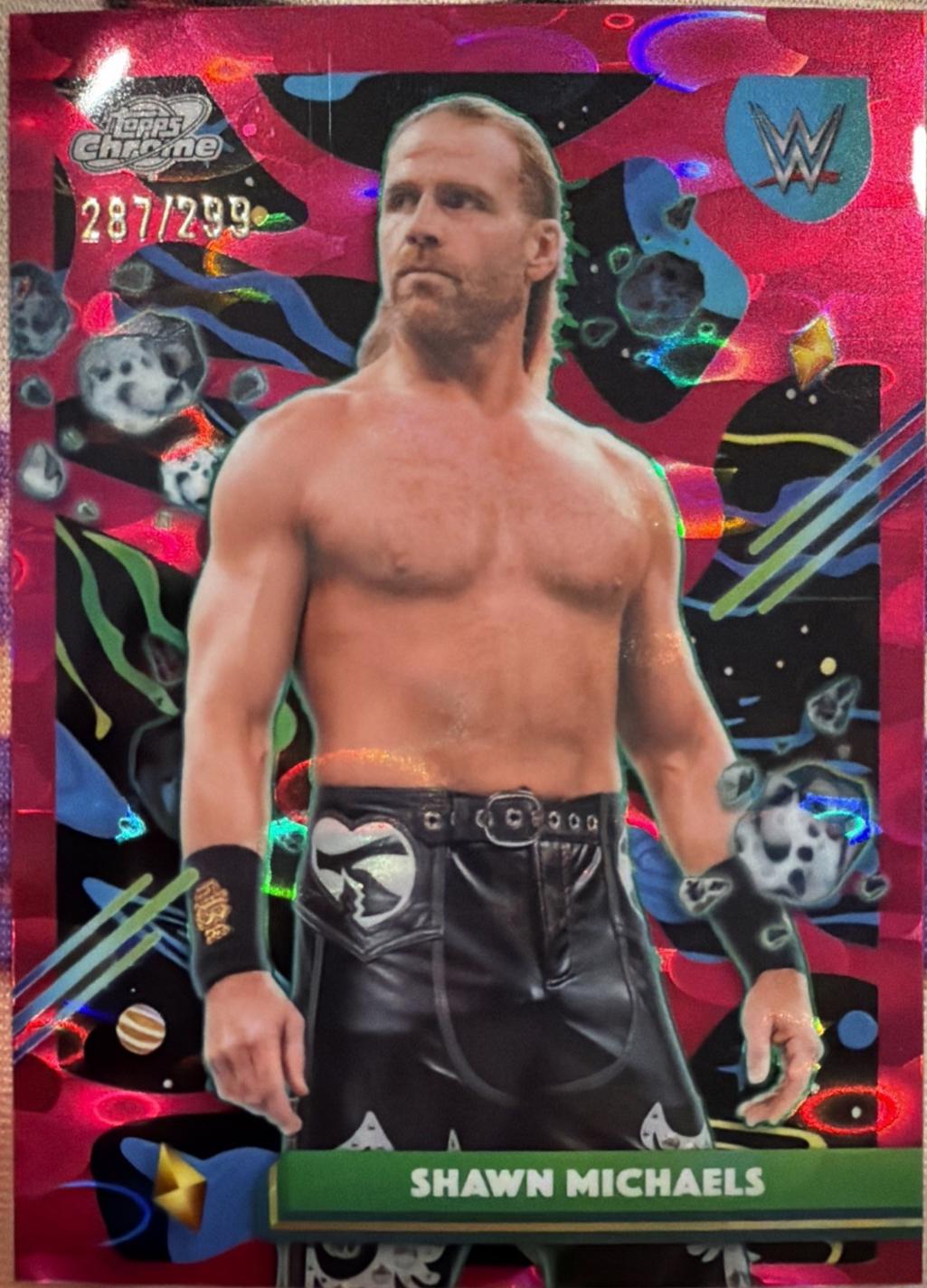 Shawn Michaels [Magenta Cosmos Refractor] #63