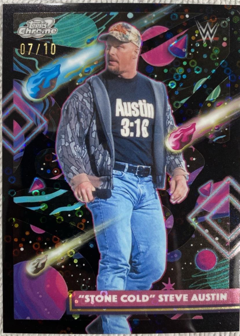 Stone Cold Steve Austin [Black Eclipse Refractor] #16